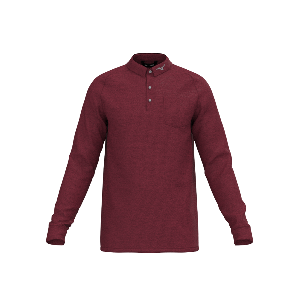 Mizuno Melange / Polo Burgundy Homme TailleXL